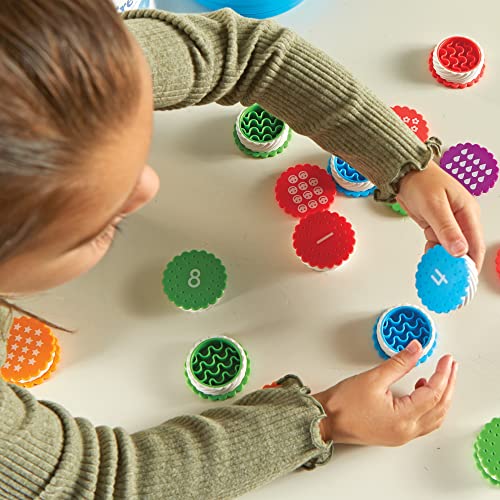 Learning Resources Mini Number Treats, 40 Pieces, Ages 3+, Cookies Toys, Counting and Colors Recognition, Fine Motor Skills Toys, Montessori Toys for Kids