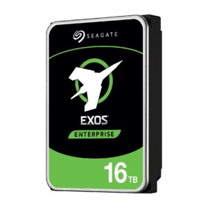 Seagate Exos X16 32TB (16TB x 2 Packs) Enterprise 3.5" Form Factor Internal Hard Drive – 7200 RPM HDD for Crypto Chia Mining (Renewed)