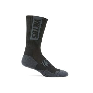viktos wartorn merino boot sock, black, size: 12-15