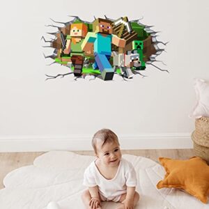 large cartoon wall stickers 3d creative wall art design wall decals for kids room bedroom kindergarten school house home peel and stick gift supplies (15.7"x35.5")