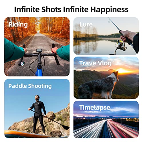 TELESIN Magnetic Chest Mount + Neck Strap + Phone Holder, 360° POV Invisible Selfie Necklace Lanyard Mounting Accessories Attach for GoPro Max Mini Hero 11 10 9 8 7 Insta360 DJI Action iPhone Android