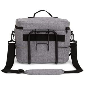 Jeep Wrangler Cooler Bag and Frame by Delta Children (Works with Jeep Wrangler Stroller Wagon #60001) - Holds 16 Cans or 15 Pounds, Grey