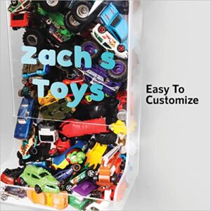 Acrylic Wall Toy Dispenser - Acrylic Wall Organizer For Toy Car, Train, Monster Trucks - Toy Car Storage - Storage Bin… (2 Pack)