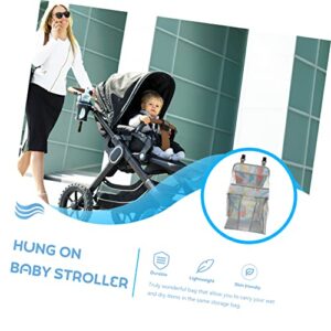 Kisangel Gifts Stroller Mesh Bottle Diapers Table Crib Travel Bed Accessories Room Changing Bag Portable Diaper Stacker Playard Pocket Universal Storage for Organizer Wipes Diaper Bag