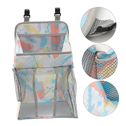 Kisangel Gifts Stroller Mesh Bottle Diapers Table Crib Travel Bed Accessories Room Changing Bag Portable Diaper Stacker Playard Pocket Universal Storage for Organizer Wipes Diaper Bag