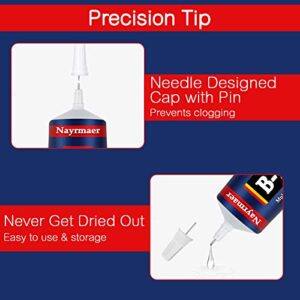 B-7000 Jewelry Glue with Precision Tip, High Flexible Craft Glue, Waterproof Rhinestone Glue for Jewelry, Craft DIY, Clothes, Shoes (25ml)