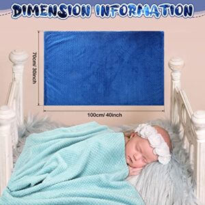 10 Pieces Baby Blankets Soft Fuzzy Blanket Neutral Toddler Blanket Warm Crib Blanket Cozy Receiving Blanket for Toddler Infant Newborn Stroller Travel Supplies, 10 Colors