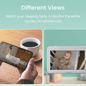 Babysense HD Video Baby Monitor Bundle - Full HD 1080p WiFi Nanny Camera (App & SD Card Included) and Separate Non-WiFi Baby Monitor with Camera and Dedicated 5" HD 720p Display for Home Monitoring