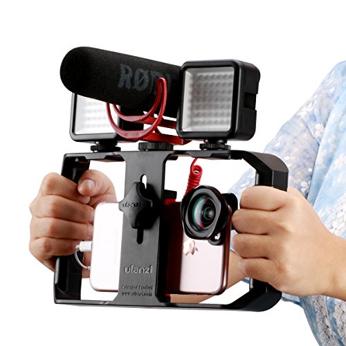 Ulanzi U Rig Pro Video Rig for iPhone+Jaws Flex Clamp Mount with Adjustable Gooseneck