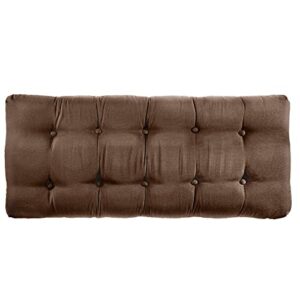 famvos tufted bench cushions for patio furniture, 44x19 inches outdoor patio swing cushions for indoor/outdoor loveseat chairs