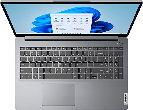 Lenovo 2023 Flagship 15.6'' IdeaPad 1 Laptop, AMD Dual-core Athlon 3050U Processor (up to 3.10 GHz), 4GB RAM, 128GB eMMC, Wi-Fi 6, Bluetooth, 10+ Hours Battery, Win 11 S+HubxcelAccessory, Cloud Grey