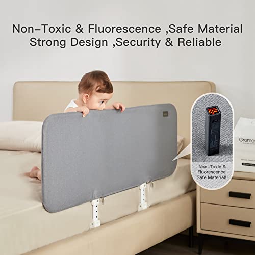 Gromast Toddler Bed Rails Guard Foldable Crib Rail Guard，Baby Bassinet Bedside Sleeper,