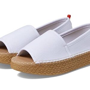 Sea Star Beachwear Coastal Platform Water Shoe White Denim 9 M