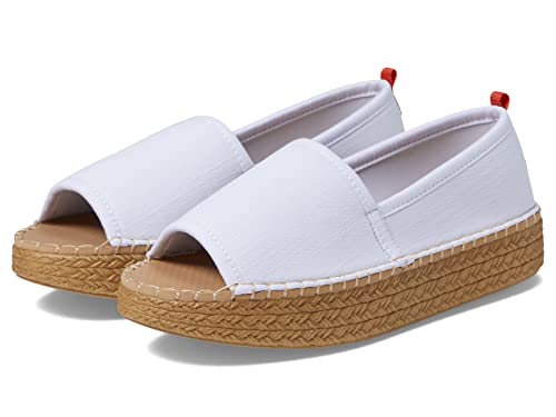 Sea Star Beachwear Coastal Platform Water Shoe White Denim 9 M