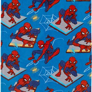 Marvel Spiderman Toddler Blanket - 40” X 50” - Super Soft, Plush, Warm and Comfortable