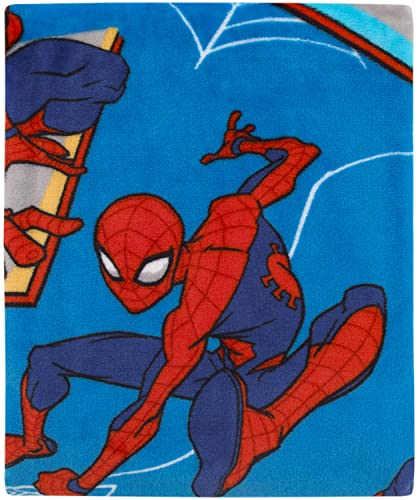 Marvel Spiderman Toddler Blanket - 40” X 50” - Super Soft, Plush, Warm and Comfortable