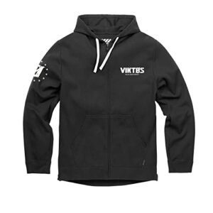 viktos gunvent bigshow hoodie, black, size: large