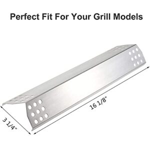 Criditpid Grill Replacement Parts for Kitchenaid 720-0745B 720-0745 720-0733A 720-0745A 720-0733, Grill Burner Heat Plate Shield Igniter Electrode for Jenn-Air 720-0720 Grill Models.