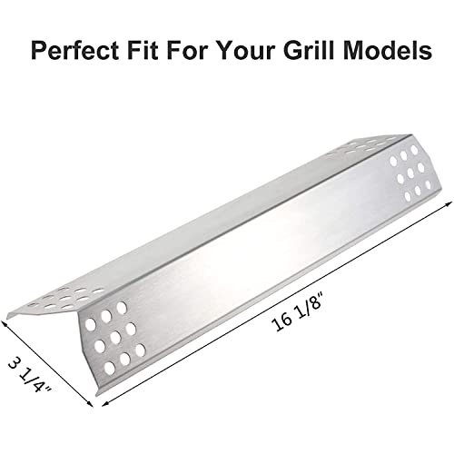 Criditpid Grill Replacement Parts for Kitchenaid 720-0745B 720-0745 720-0733A 720-0745A 720-0733, Grill Burner Heat Plate Shield Igniter Electrode for Jenn-Air 720-0720 Grill Models.