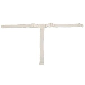 replacement part for fisher-price discover 'n grow busy baby booster - w9432 ~ fits many models ~ replacement white 3 point strap