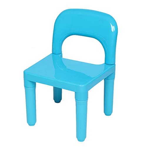 MENGKSet of Plastic Table and Chair for Children, One Desk and Four Chairs (50x50x46cm)