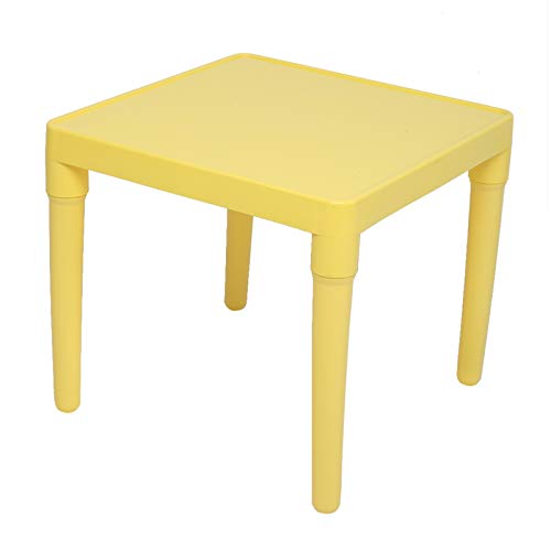 MENGKSet of Plastic Table and Chair for Children, One Desk and Four Chairs (50x50x46cm)