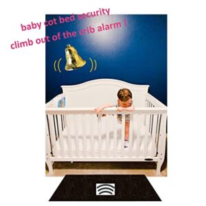 Pandya France Crib Safety Kids Mat Fall Detector Alarm Device Crib Falls (35cm x 55cm)