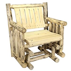 montana woodworks, exterior finish montana collection single seat glider chair