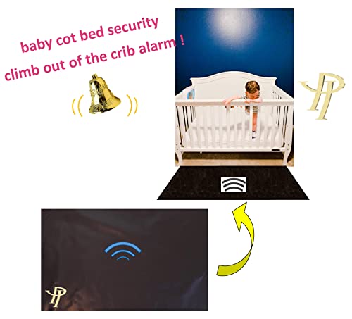 Pandya France Crib Safety Kids Mat Fall Detector Alarm Device Crib Falls (35cm x 55cm)