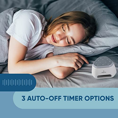 Brown Noise Machine with Night Light - White Noise Maker - Portable Sleep Sound Machine for Baby Kids Adult - Travel Baby Soother - Include Pink Noise Thunderstorm Ocean Rain Nature Sound & Fan Noise