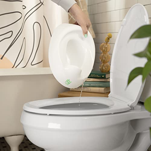 ity by Ingenuity Ready Set Go Potty, Removable Bowl, Non-Skid Bottom, Wide Stable Base, Age 18 Months & Up, White & Grey