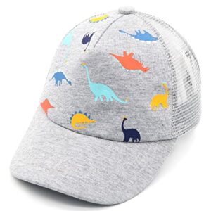 Toddler Baseball hat Baby Cap Sun hat Printed Dinosaur Motif Kids Boys Girls Age 2t-4t 4-8