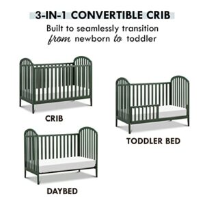 DaVinci, Beau 3-in-1 Convertible Crib in Forest Green, Greenguard Gold Certified