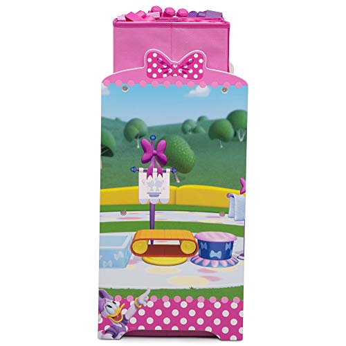 Delta Children Disney Minnie Mouse 6 Bin Design and Store Toy Organizer (Pack of 2)