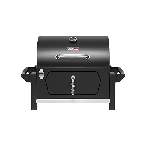 Royal Gourmet CD1519 Portable Charcoal Grill with Side Handles and Bottle Opener, Ideal for Outdoor BBQ, Picnic, Tailgate and Campsite, Black