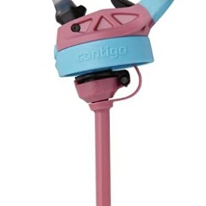 Contigo Kids Water Bottle with Redesigned AUTOSPOUT Straw, 14 oz., pink hedge hog