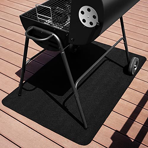 CollectBox Premium BBQ Under Grill Mat, Patio Deck Protect Pad for Under The Gas, Charcoal, BBQ, Barbeque, Grilling, Oil, Water, Liquid Spill Pad. (2PK), 30x48 (1PK)
