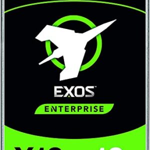 Seagate Exos X18 54TB Enterprise HDD (18TB x 3)– CMR 3.5 Inch Hyperscale SATA 6Gb/s, 7200 RPM, 512e and 4Kn FastFormat, Low Latency, Crypto Chia Mining - ST18000NM000J (Renewed)