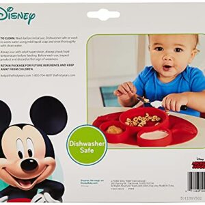 The First Years Disney Mickey Mouse Silicone Place-mat, Red (Pack of 3)