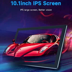 10 inch Android 11.0 Tablet, 4GB RAM+64GB ROM+512GB Expandable Computer Tablets PC, IPS Screen, 2+8MP Dual Camera, WiFi, BT, Google Certified