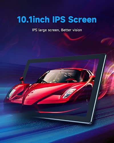 10 inch Android 11.0 Tablet, 4GB RAM+64GB ROM+512GB Expandable Computer Tablets PC, IPS Screen, 2+8MP Dual Camera, WiFi, BT, Google Certified