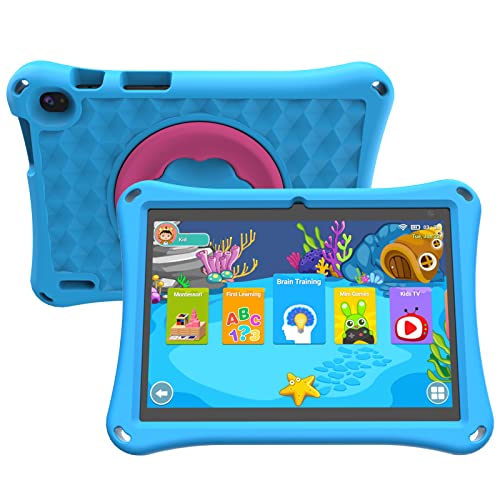 Kids Tablet, 10 inch Tablet for Kids 32GB ROM+512GB Expand Android Tablets, Parental Control Toddler Tablet, 6000mAh Battery, 2GB RAM, Dual 2+8MP Camera, BT, Wifi Kids Tablet with Kid-Proof Case