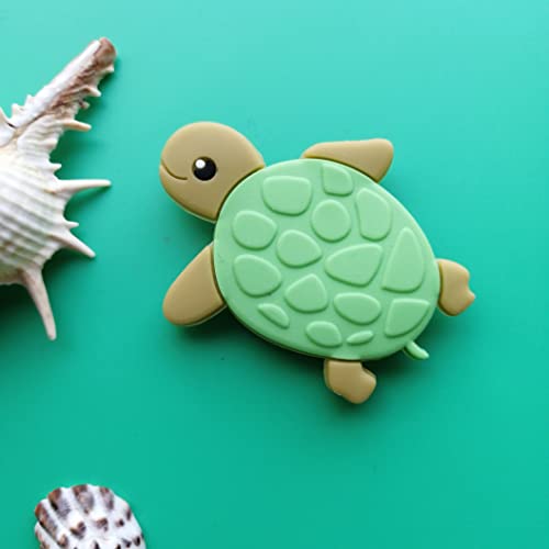 Marine Animals Charms for Bogg-Bags Cartoon Animals Decorative Charms for Totes and Similar Styles Sea Animals Accessories for Beach Totes-1 Pack (Sea Turtle)