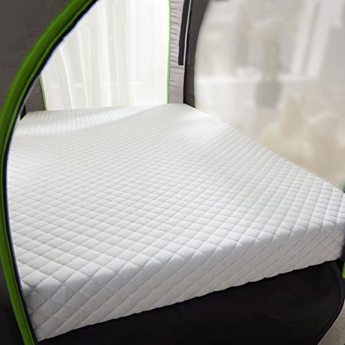 3" Pack n Play Mattresses Pad, Pack and Play Mattress Pad with Waterproof & Removable Cover for Baby Naps Sleep, Memory Foam Playard Playpen mattresses