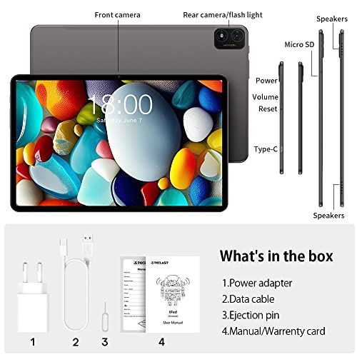 TECLAST Android 12 Tablet 10.4 inch Tablet, T40S 16GB+128GB Tablet with 1TB Expand, 8 Core Processor Android Tablets, 2000 * 1200 FHD, 2.4G/5G WiFi, 6000mAh, Bluetooth 5.0, GPS, 5MP+8MP Dual Camera