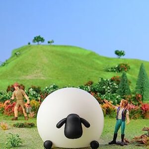 WakeCreator Cute Little Sheep Night Light for Kids with 3 Levels of Brightness Adjustment，USB-C Rechargeable LED Night Light & Tap Control，Cute Lamp，Night Lamp，Aesthetic Lamp