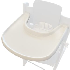 baby high chair tray compatible with stokke tripp trapp chair, with smooth surface provides suction plates with more suction power