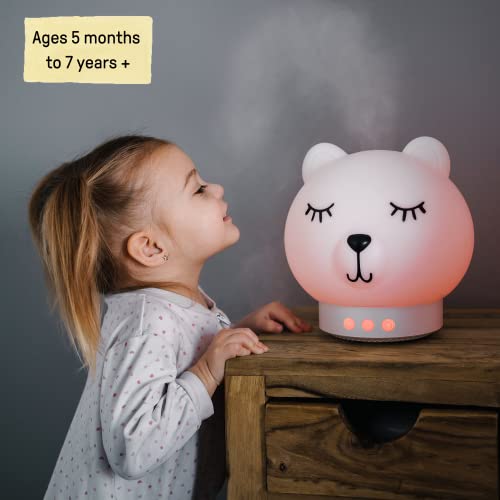 Ingenuity Baby Dream Machine 5-in-1 Sleep Device with Cool-Mist Humidifier, Night Light, Red Light, Pink Noise Sound Machine, Essential Oil Diffuser, Kids 5 Months - 7 Years for Nursery or Bedroom