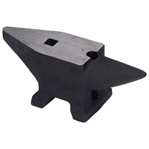 2.5kg/5.5Lbs Cast Iron Anvil, Anvil Horn Steel Bench Rustproof High Hardness Forging Tool for Smithing Riveting