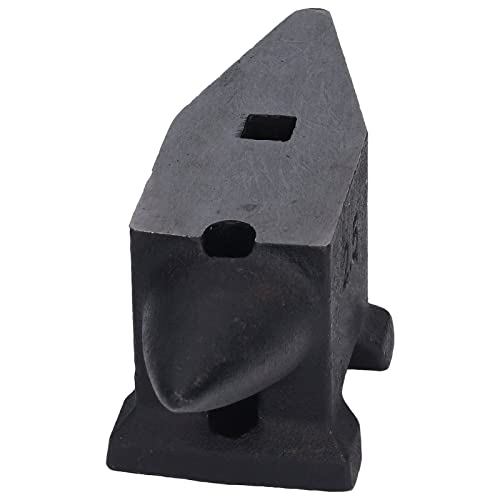 2.5kg/5.5Lbs Cast Iron Anvil, Anvil Horn Steel Bench Rustproof High Hardness Forging Tool for Smithing Riveting